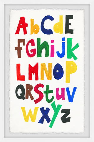 Colored Alphabet