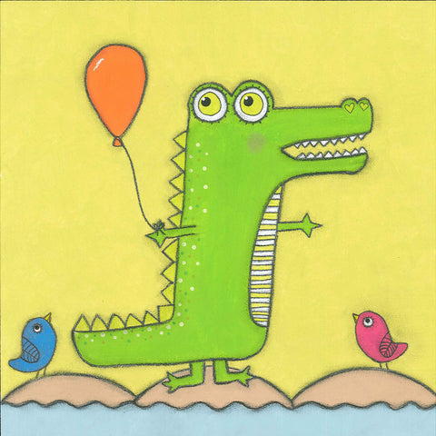 Crocodile with Balloon
