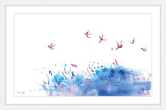 Birds Flying Over Sea