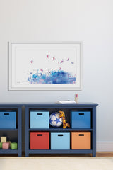 Birds Flying Over Sea