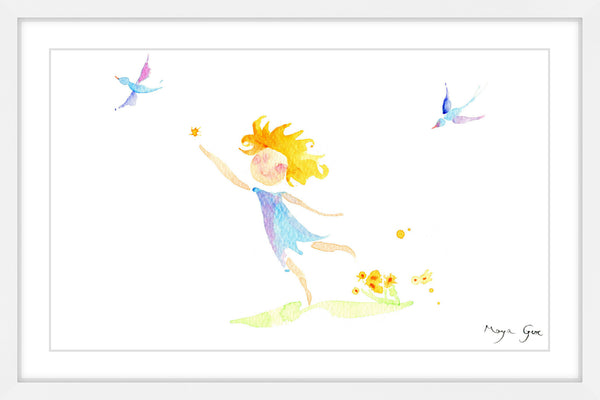 Girl with Birds