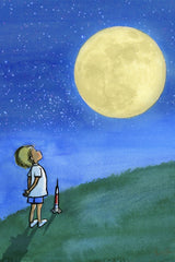Boy and Moon