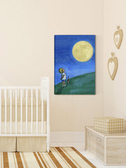 Boy and Moon