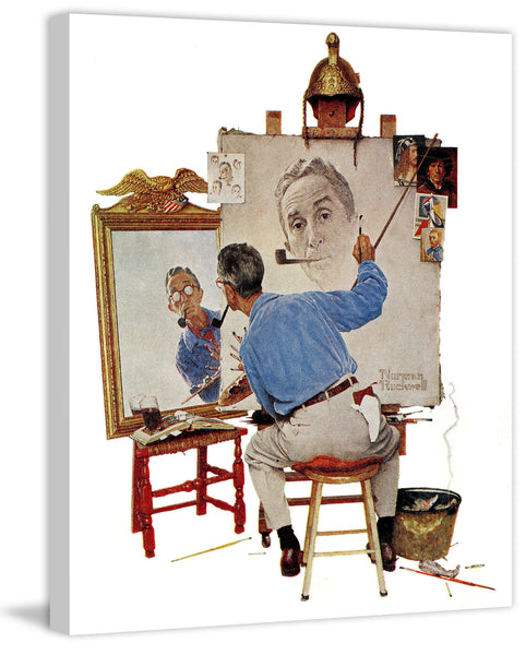 Triple Self-Portrait