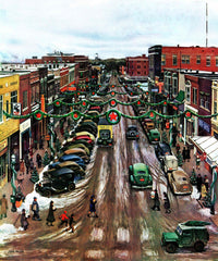 Falls City, Nebraska at Christmas
