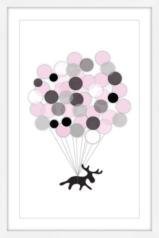 Pink Balloon Moose