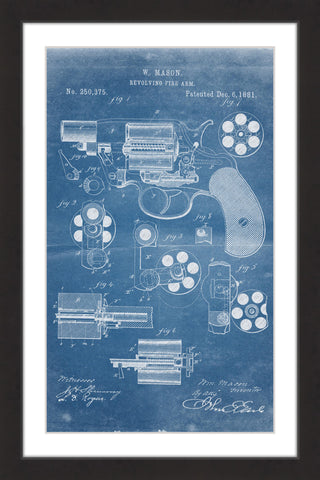 Revolver 1881 Blueprint