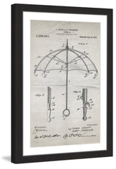 Umbrella 1912 Old Paper