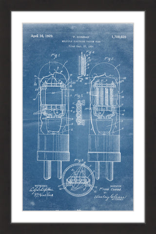 Vacuum Tube 1924 Blueprint