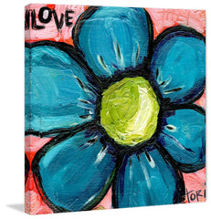 Love Blue Flower