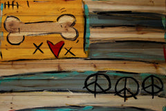 Peace Bone Flag