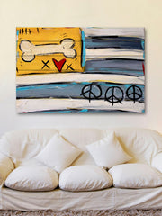 Peace Bone Flag