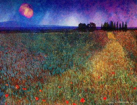 Wheat Field and Trees