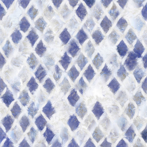 Blue and White Diamonds
