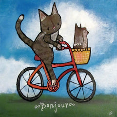 Bike Riding Cat