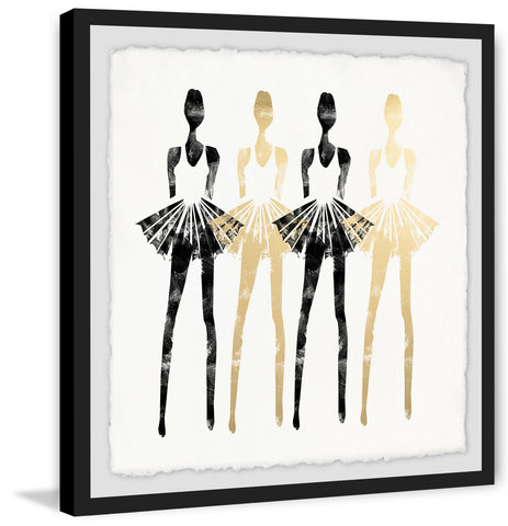 Black and Gold Silhouettes