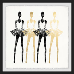 Black and Gold Silhouettes
