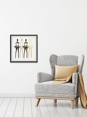 Black and Gold Silhouettes