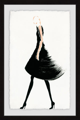 Brushed Black Dress