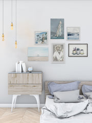 Coastal Palm Vibe Hexaptych