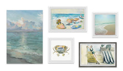 It's a Beach Vibe Pentaptych