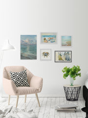 It's a Beach Vibe Pentaptych