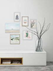 Glam at the Beach Hexaptych