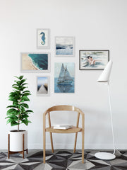 An Aqua Life Hexaptych