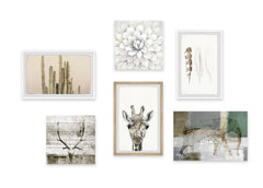 Boho Forms Hexaptych