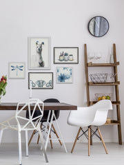 Aqua Boho Pentaptych