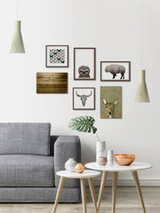 Animal Boho Hexaptych