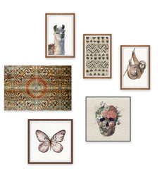 Wild Boho Hexaptych