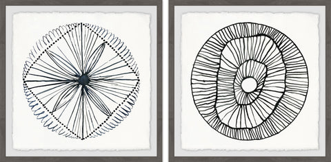 Weaved Floral II Diptych