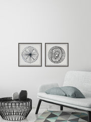 Weaved Floral II Diptych