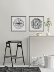 Weaved Floral II Diptych