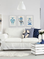Happy Robot Triptych