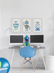 Happy Robot Triptych