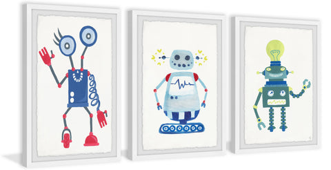 Cool Robots Triptych
