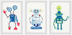 Cool Robots Triptych