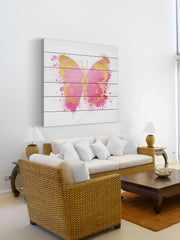 Butterfly Gold Pink