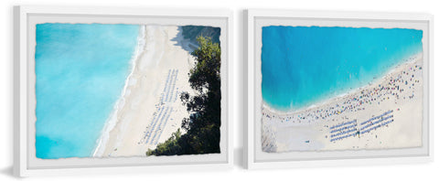 Blue Water Diptych