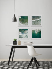 Splashing Surf Quadriptych