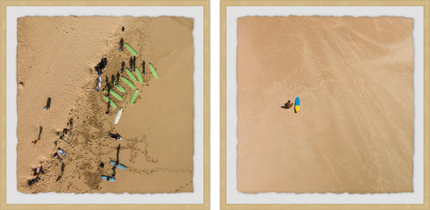 Beach Sand Diptych
