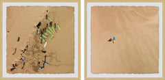 Beach Sand Diptych