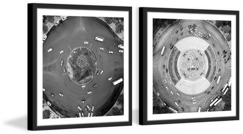 Traffic Circles Diptych