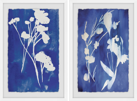 White Stems Diptych