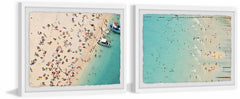 Aerial Beach Views Diptych