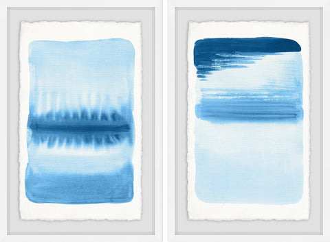 Blue Flows II Diptych