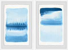 Blue Flows II Diptych