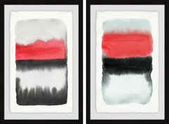 Black and Red Diptych